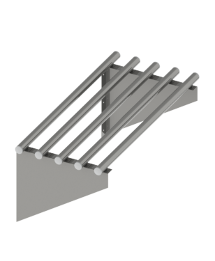 Tubular Slant Shelf 60" C8274 aluids