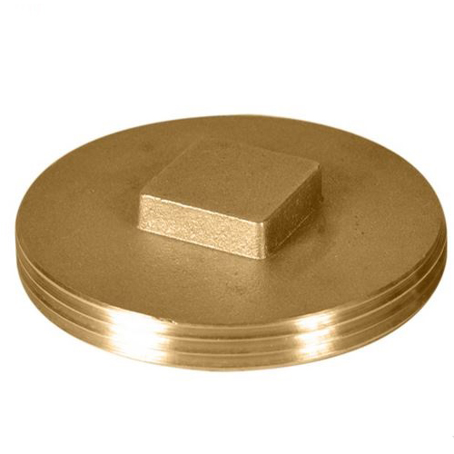 Brass CleanOut Plug, 4-inch -Southern Code C8069 aluids