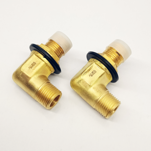 Wall Faucet Mounting Kit with 1/2" NPT Male x Female Ells C8112 aluids