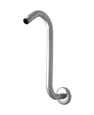 S Style Shower Arm - Brushed Finish C8011 aluids