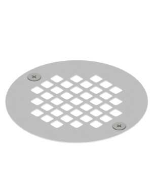 Square shower drain tile