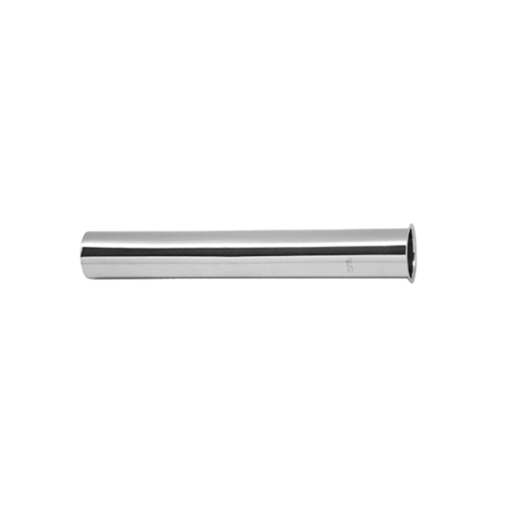 Chrome Plated Flanged Sink Tailpiece 1-1/2" x 4" long - 22 GA C8144 aluids