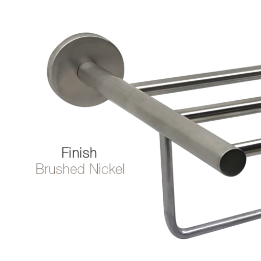 Fluids Towel Rack 24" Brushed Nickel C1956 aluids