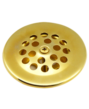 Bathtub Grid Strainer - Polished Gold C8031 aluids