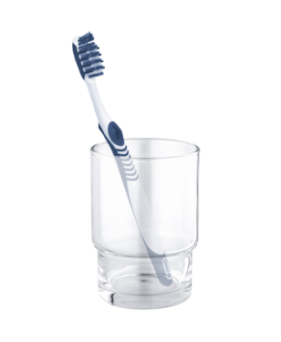 Toothbrush Holder - Clear Glass only C8568 aluids