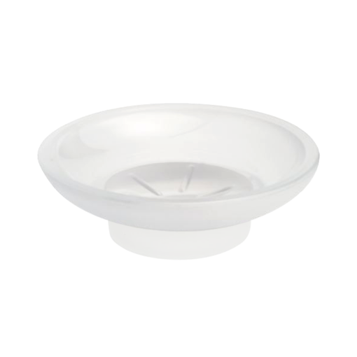 Soap Dish - Frosted Glass only C8571 aluids