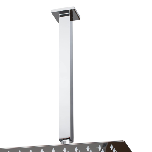 9" Ceiling Shower Arm Square - Polished Chrome C8900 aluids