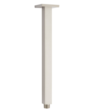 15" Ceiling Shower Arm Square - Brushed Nickel C8998 aluids