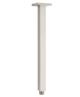 18" Ceiling Shower Arm Square - Brushed Nickel C8999 aluids