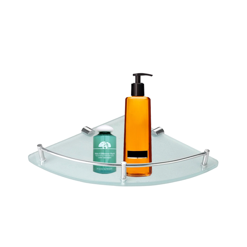 Bathroom Shelf Glass Shelf Shower Organizer Corner Floating