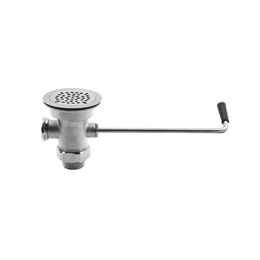 3" Sink Opening Waste Drain With Twist Handle, NPT Adapter, Overflow Option C8090 aluids