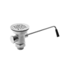 3" Sink Opening Waste Drain With Twist Handle, NPT Adapter, Overflow Option C8090 aluids