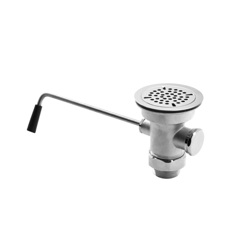 3" Sink Opening Waste Drain With Twist Handle, NPT Adapter, Overflow Option C8090 aluids