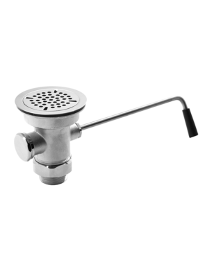 3" Sink Opening Waste Drain With Twist Handle, NPT Adapter, Overflow Option C8090 aluids