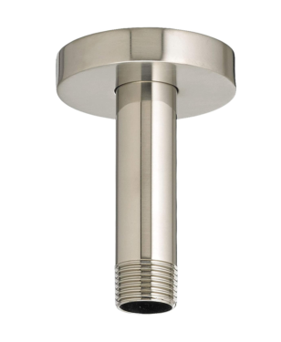 3" Ceiling Shower Arm Round- Brushed Nickel C8885 aluids