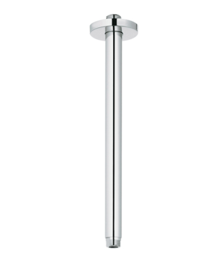 12" Ceiling Shower Arm Round - Polished Chrome C8890 aluids