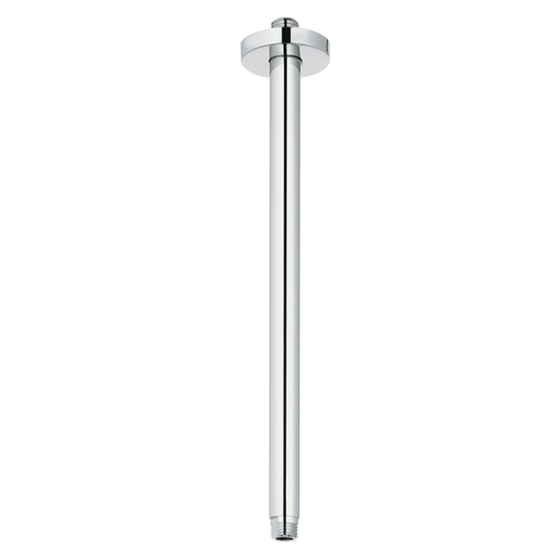 18" Ceiling Shower Arm Round - Polished Chrome C8892 aluids