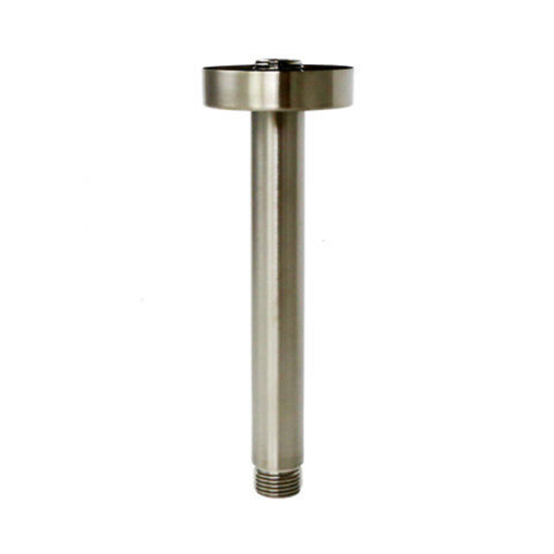 6" Straight Shower Arm - Brushed Nickel C8351 aluids