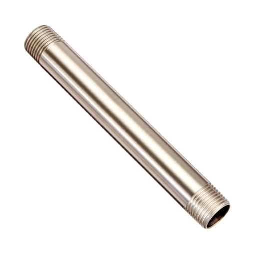 6" Straight Shower Arm - Brushed Nickel C8351 aluids