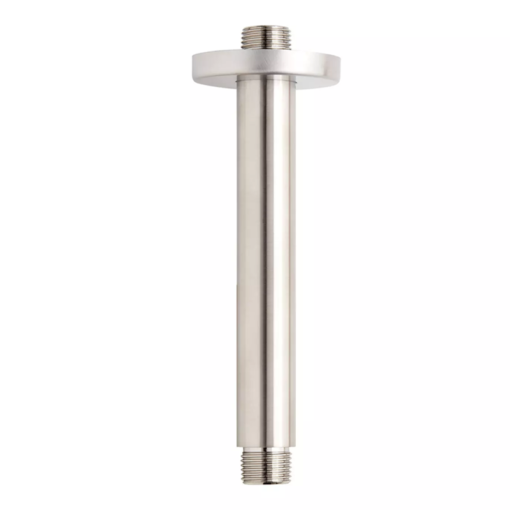 9" Ceiling Shower Arm Round - Brushed Nickel C8889 aluids