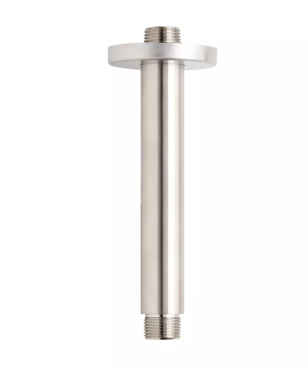 6″ Ceiling Shower Arm Round – Brushed Nickel C8887 kromedispense