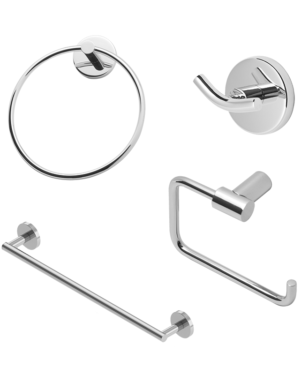 Fluids 4 Pieces Bathware Set - Polished Chrome C1998 aluids