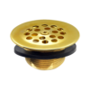 Tub Drain Strainer Trim Kit with Drain Body - PVD Gold Strainer C8052 aluids