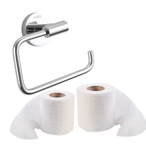 Towel Ring Holder/ Tissue Paper Holder Polished Chrome