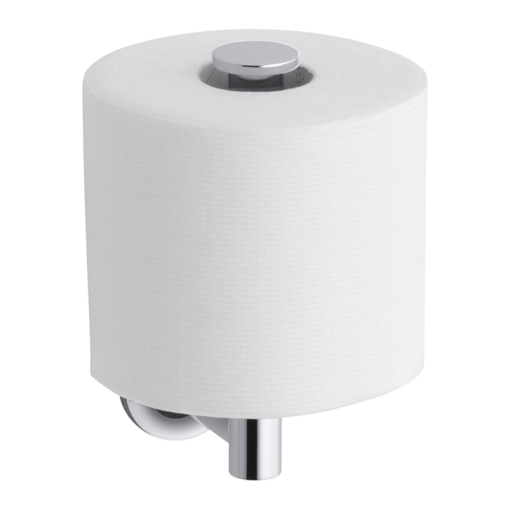 Fluids Toilet Paper Holder Vertical - Polished Chrome C1957 aluids