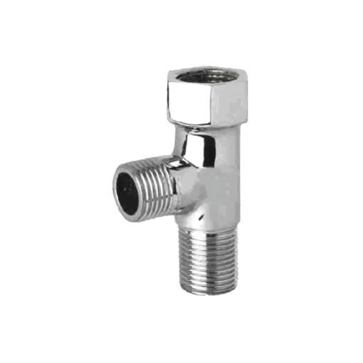 1/2" TEE Male X Female, Polished Chrome - Pipe Fitting