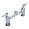 Double Pantry Deck Mount Rigid Base Faucet, 8" Centers C8108 aluids