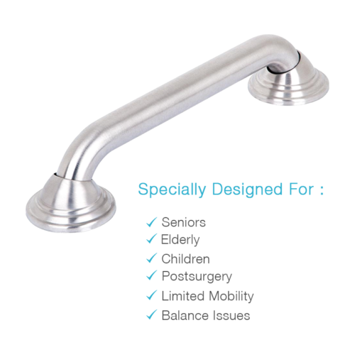 Platinum Wall Mount Grab Bar, Stainless Steel 56420, 56422, 56426, 56428, 56430, 56432 aluids