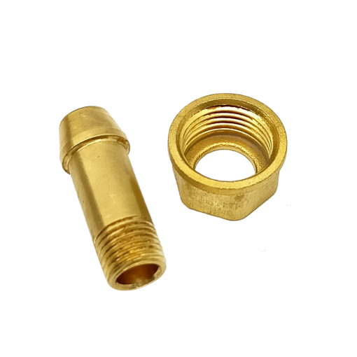 1/4" NPT Tailpiece & Nut C8452 aluids