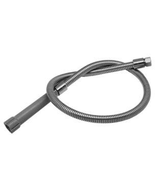 24" SS Flexible Pipe for Pre-Rinse Faucet, Grip Handle - Heavy Duty C8224 aluids
