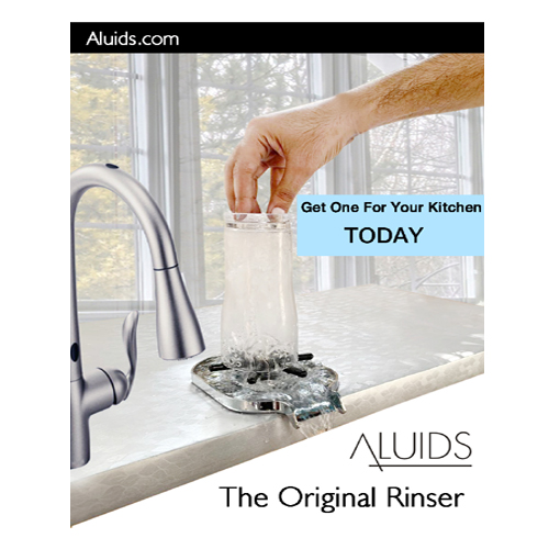 The Original Rinser - Glass Rinser for Kitchen Sinks C4400 aluids