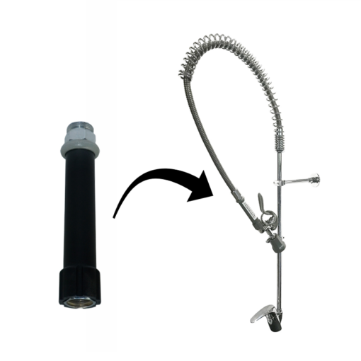 Extension Handle for Pre Rinse Spray Head (Black) C8044 aluids