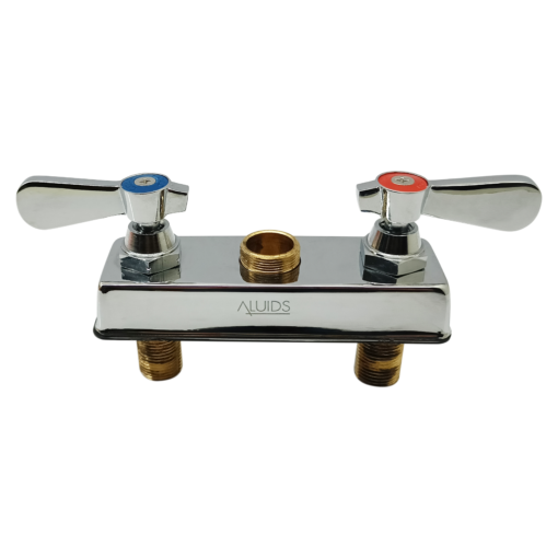 Ecoline Deck Mount Workboard Faucet with 4" Centers C8440 Aluids