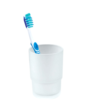 Toothbrush Holder- Frosted Glass C8570 aluids