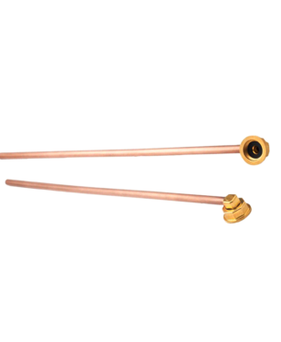 3/8" Straight Copper Water Line Kit - 14" Length C8586X2 aluids