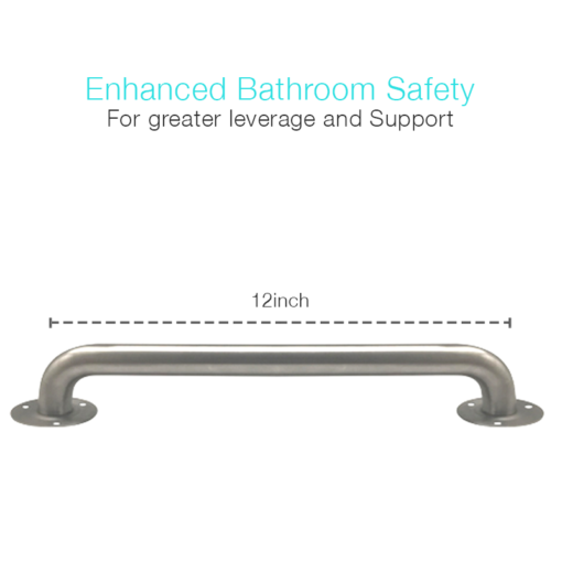 Ecoline Wall Mount Grab Bar, Stainless Steel C8872 , C8873 , C8871, C8874, C8875, C8876 aluids