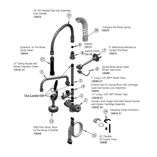 c8436 Exploded View