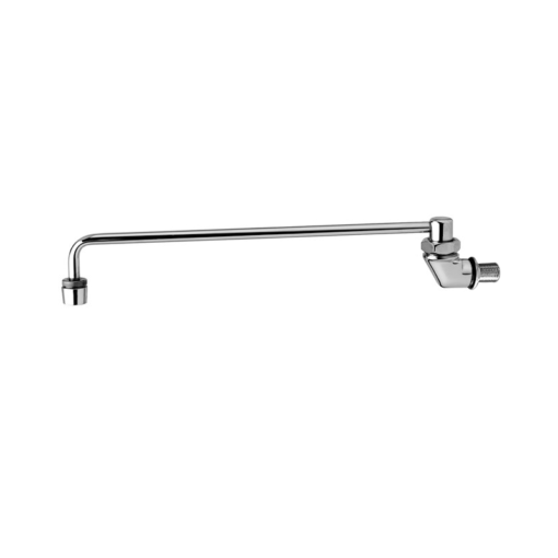 Wok Range Faucet with 13" and 17" Swing Nozzle - 3/8" NPT Male Inlet C8493 aluids