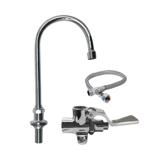 Single Pedal Valve Rigid with Swivel Gooseneck spout C8855 aluids