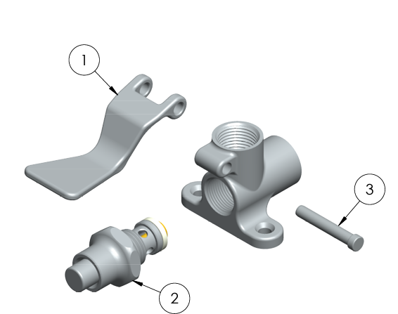 FOOT AND KNEE OPERATED PEDAL VALVE