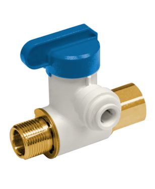 Angle Stop Valve 3/8" Male x 3/8 Female - 3/8" OD tube C2175 aluids