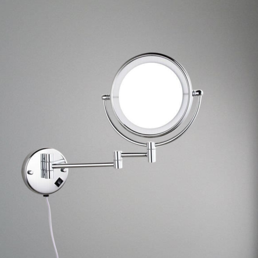 Shaving/Makeup Mirror-LED Round C8246 aluids