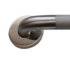 Ecoline Peened Wall Mount Grab Bars with Concealed Screws-BRUSHED STAINLESS FINISH C9061 Aluids