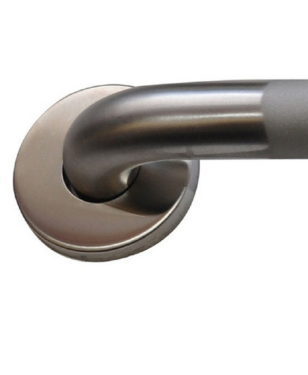 Ecoline Peened Wall Mount Grab Bars with Concealed Screws-BRUSHED STAINLESS FINISH C9061 Aluids