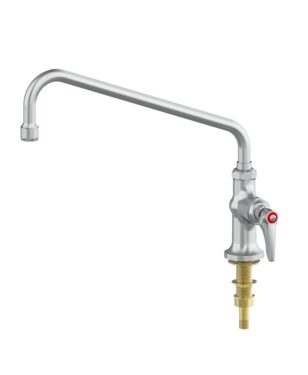 Single hole deck mount faucet