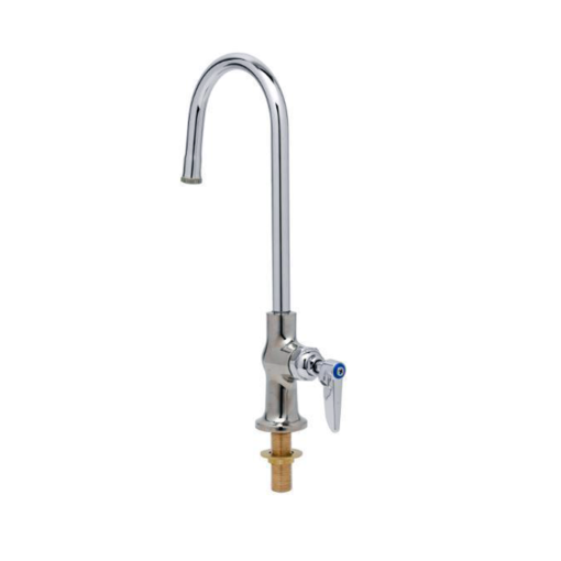 Single Hole Deck Mount Faucet with 3-3/4" Rigid Gooseneck spout C8471 aluids